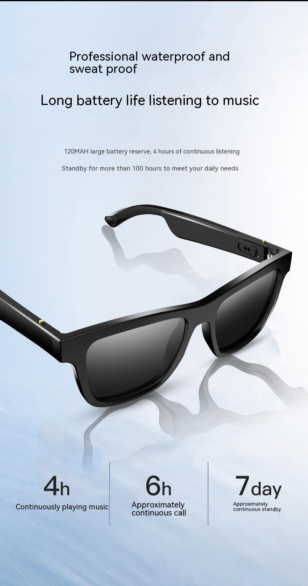 Meta Smart glasses Black Technology Headset Bluetooth Sunglasses