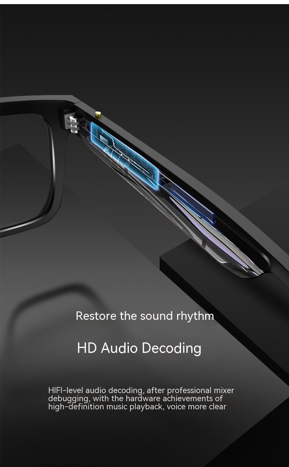 Meta Smart glasses Black Technology Headset Bluetooth Sunglasses